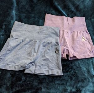 Ryder wear high waisted booty shorts.